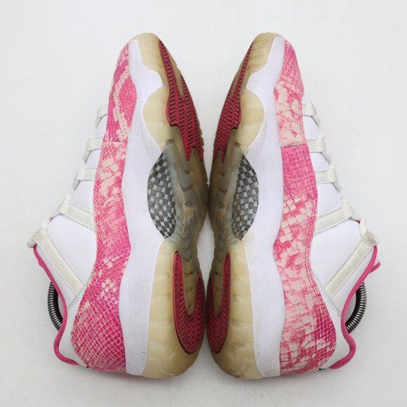 Nike Air Jordan 11 Low Retro XI Pink Snakeskin Women's US Size 11 AH7860-106 - Picture 6 of 9